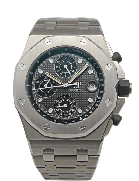 audemars piguet titanium chronograph|audemars piguet price list.